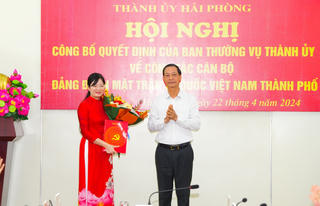 Hải Phòng: Phó Giám đốc Sở Tư pháp tham gia Đảng đoàn MTTQ thành phố