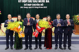 Bắc Giang có tân Chủ tịch HĐND và UBND tỉnh