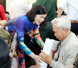 Nam Định: Tri ân cựu chiến binh trực tiếp tham gia chiến dịch Điện Biên Phủ