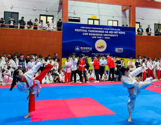 Festival Taekwondo Hà Nội mở rộng: Hơn 1.000 võ sinh tranh tài