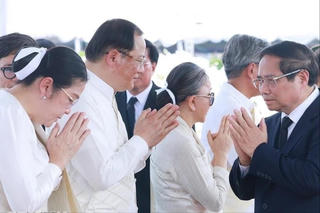 Thủ tướng Phạm Minh Chính dự Lễ truy điệu đồng chí Khamtay Siphandone