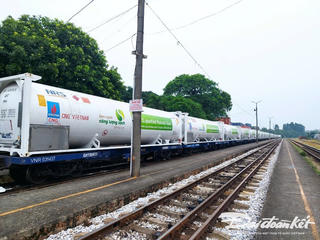 Đường sắt lần đầu tiên khai thác tàu chở khí LNG từ Nam ra Bắc