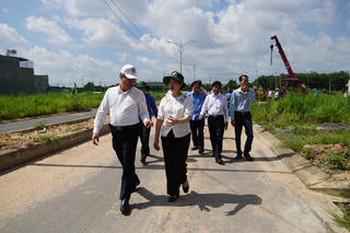 Phó Chủ tịch Trương Thị Ngọc Ánh thị sát khu tái định cư sân bay Long Thành