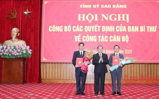 Cao Bằng có thêm 2 Phó Bí thư Tỉnh ủy