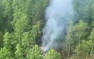 Máy bay Nga bốc cháy, gần 50 người thiệt mạng