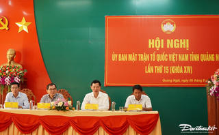 Quảng Ngãi: Chuẩn bị tốt các điều kiện cho Đại hội đại biểu MTTQ Việt Nam tỉnh lần thứ XV