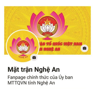 Trang Fanpage Mặt trận Nghệ An - cầu nối đến cơ sở