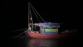 Tàu giã cào tận diệt hải sản gần bờ