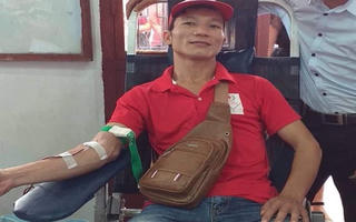 Thầy giáo vùng cao 22 lần hiến máu tình nguyện