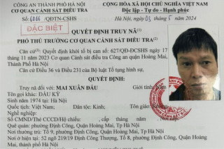 Truy nã đặc biệt 'ông trùm' đầy mình tiền án Mai Xuân Đấu
