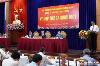 Quảng Nam: Thông qua Nghị quyết chủ trương sắp xếp đơn vị hành chính cấp tỉnh