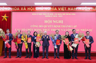 Sắp xếp các tổ chức chính trị - xã hội, các hội quần chúng trực thuộc UBTƯ MTTQ Việt Nam 