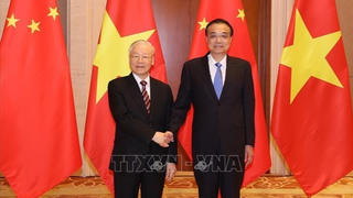 Tổng Bí thư Nguyễn Phú Trọng hội kiến Thủ tướng Trung Quốc Lý Khắc Cường