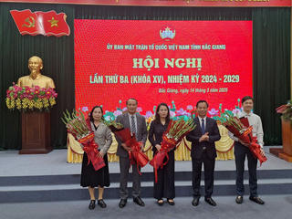 Uỷ ban Mặt trận Tổ quốc Việt Nam tỉnh Bắc Giang có tân Phó Chủ tịch