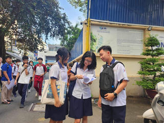 Trường đầu tiên ở TP Hồ Chí Minh công bố điểm thi lớp 10