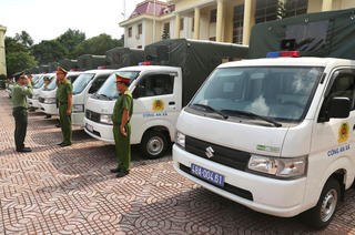 Đắk Nông: Cấp phương tiện ô tô tải chuyên dụng cho lực lượng Công an