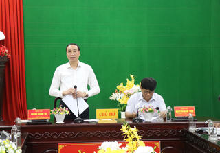 Phó Chủ tịch Phùng Khánh Tài làm việc tại Thừa Thiên - Huế 