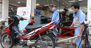 Mô tô, xe gắn máy hoạt động trên 5 năm sẽ phải kiểm định khí thải định kỳ