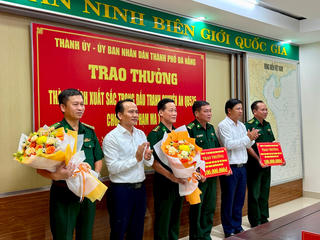 Đà Nẵng khen thưởng lực lượng biên phòng phá chuyên án ma túy gần 300 kg