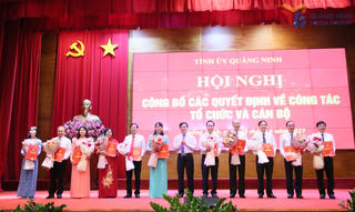 Quảng Ninh công bố loạt loạt chức danh cán bộ trước 1/7