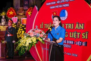 Tuổi trẻ Hải Phòng thắp nến tri ân anh hùng liệt sỹ