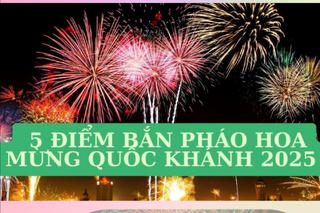 5 địa điểm bắn pháo hoa tại Hà Nội tối 2-9