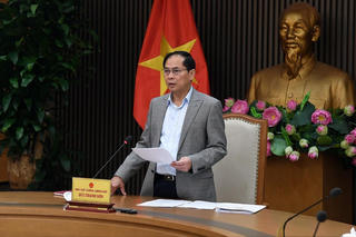 Phó Thủ tướng Bùi Thanh Sơn chủ trì họp Tổ công tác về hợp tác kinh tế, thương mại với Hoa Kỳ