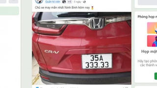 Thanh niên bị xử phạt vì đưa tin sai về biển số xe 33333 ở Ninh Bình
