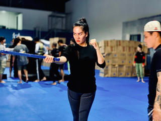 Diễn viên Minh Cúc tiết lộ cảnh 'hành động' nguy hiểm trong '578: Phát đạn của kẻ điên'