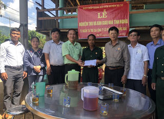 Quảng Ngãi: Bàn giao nhà Đại đoàn kết cho Hội viên cựu chiến binh