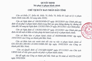 Vi phạm nồng độ cồn, một người nước ngoài bị xử phạt