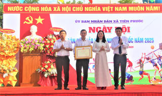 Đà Nẵng: Xã Tiên Phước đẩy mạnh phong trào Toàn dân bảo vệ an ninh Tổ quốc