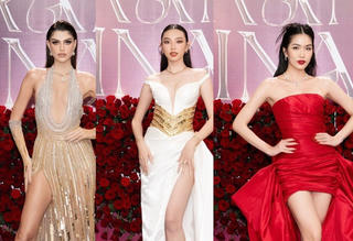 Dàn mỹ nhân diện trang phục quyến rũ trên thảm đỏ chung kết Miss Grand International 2023