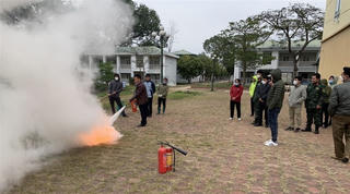 Trường Đại học Điện lực: Nâng cao kỹ năng phòng cháy chữa cháy 
