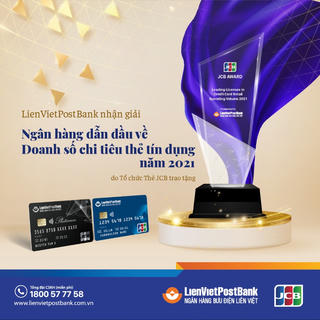 LienVietPostBank được vinh danh 5 hạng mục danh giá của Tổ chức Thẻ quốc tế