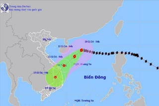 Bão số 7 hướng về vùng biển Quảng Trị đến Quảng Ngãi