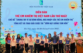 Chung tay vì sự bình đẳng, hòa nhập của trẻ em khiếm thị