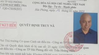 Hải Phòng: Truy nã đối tượng giết bạn gái tại nhà riêng