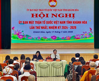 Hội nghị Ủy ban Mặt trận Tổ quốc Việt Nam tỉnh Khánh Hòa lần thứ nhất