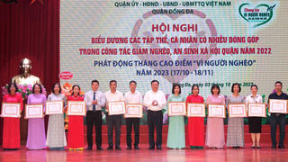 Hà Nội: Quận Đống Đa phát động Tháng cao điểm "Vì người nghèo"