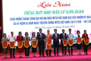 Liên hoan tiếng hát khu dân cư tỉnh Hưng Yên năm 2024