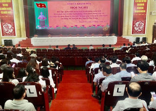 Khánh Hòa tổ chức hội nghị học tập, quán triệt, tuyên truyền cuốn sách của Tổng Bí thư Nguyễn Phú Trọng