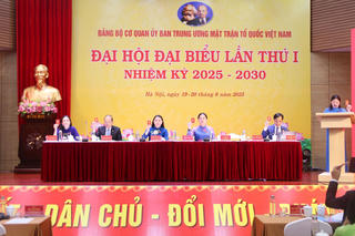Đại hội đại biểu Đảng bộ Cơ quan UBTƯ MTTQ Việt Nam lần thứ I, nhiệm kỳ 2025-2030 Tiếp tục nâng cao chất lượng, hiệu quả công tác Mặt trận trong kỷ nguyên mới