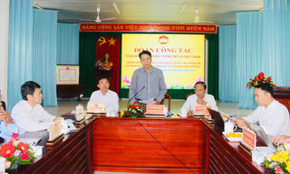 Đoàn công tác của UBTƯ MTTQ Việt Nam làm việc với huyện Đơn Dương (Lâm Đồng)