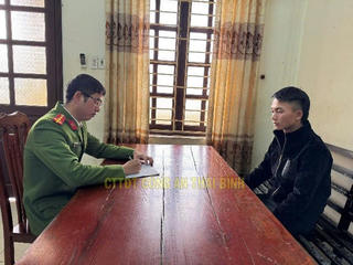 Bắt đối tượng từ Hải Phòng sang Thái Bình cướp tiệm vàng