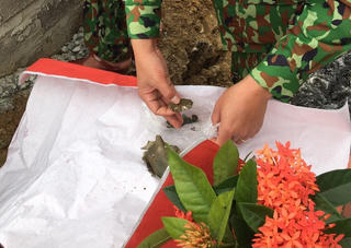 Quảng Trị: Đào móng làm nhà, phát hiện 1 hài cốt liệt sĩ