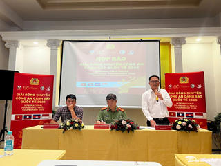 6 đội tuyển tham gia Giải bóng chuyền công an, cảnh sát quốc tế