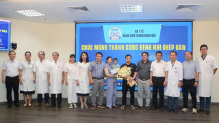 Bệnh nhi nhỏ tuổi nhất được ghép gan tại Bệnh viện Trung ương Huế