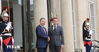 Tổng Bí thư, Chủ tịch nước Tô Lâm hội đàm với Tổng thống Pháp Emmanuel Macron