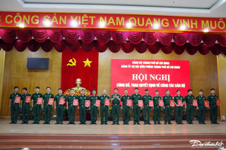 Bộ đội Biên phòng TP Hồ Chí Minh điều động, bổ nhiệm 107 cán bộ, sĩ quan